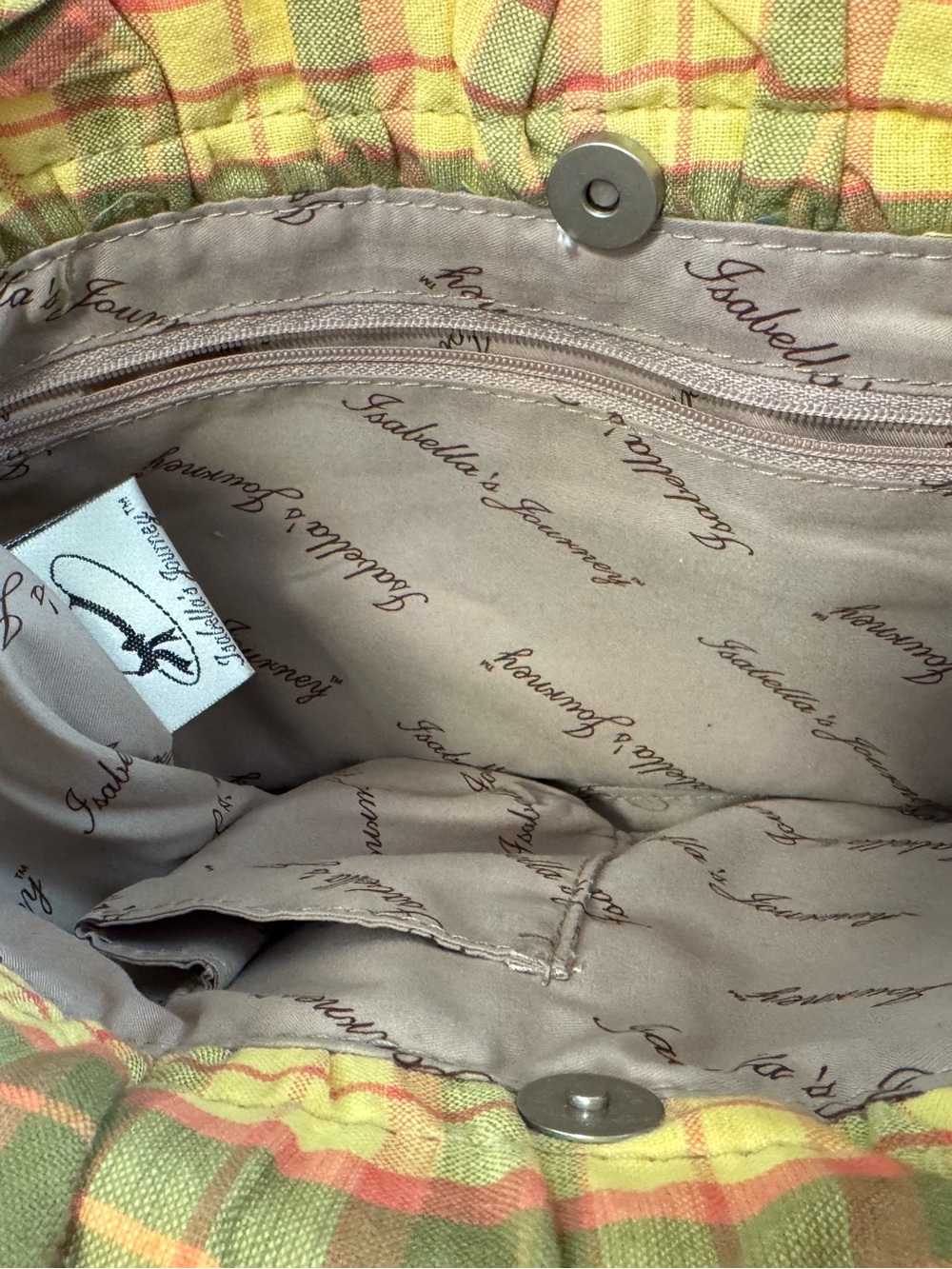 April Cornell Red Floral Woven Tote with Braided Handles - Picture 3 of 4